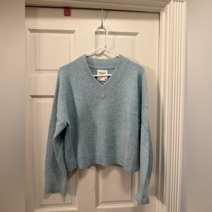 Abercrombie & Fitch Sky Blue Knit Pullover